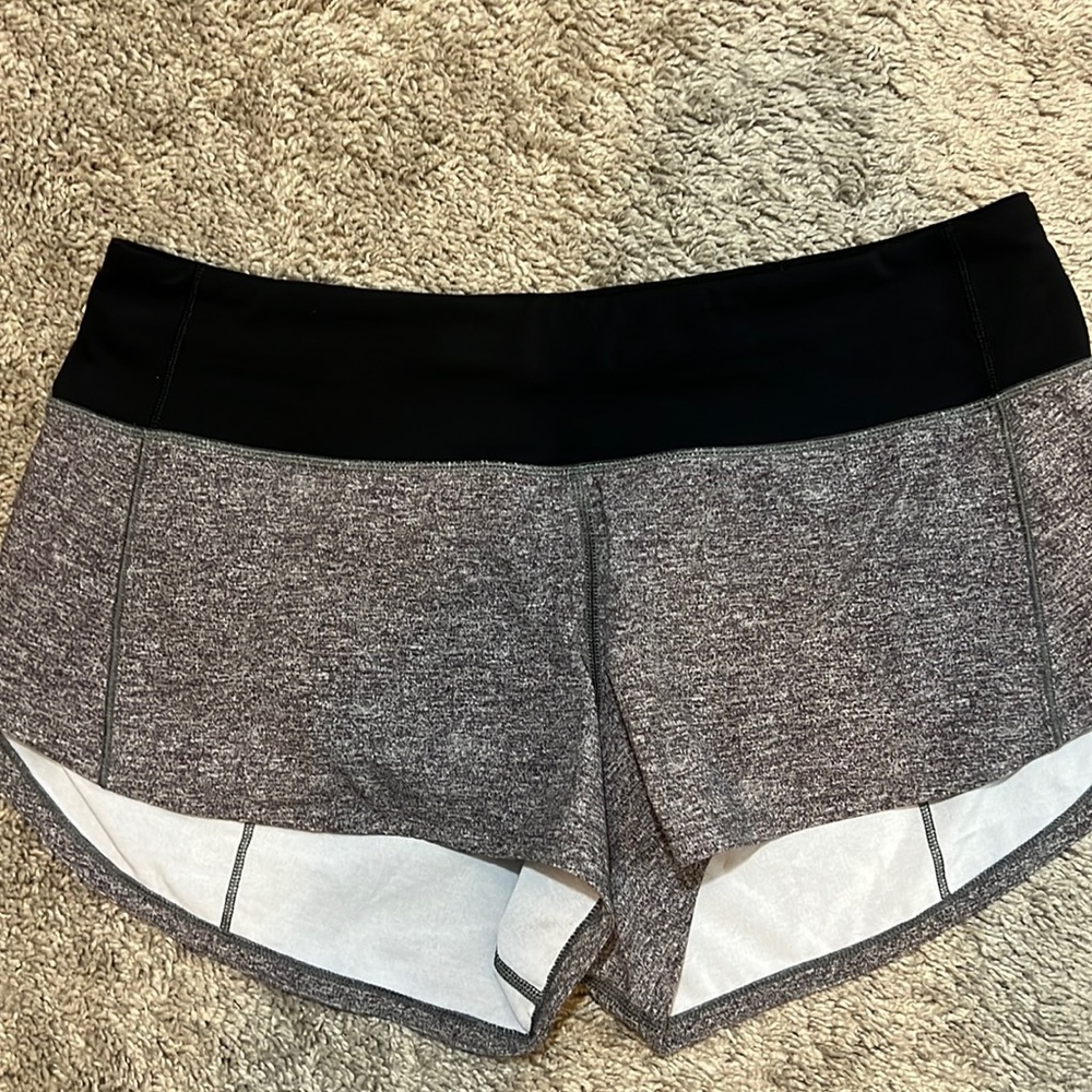 Lululemon speed up shorts- 6 regular